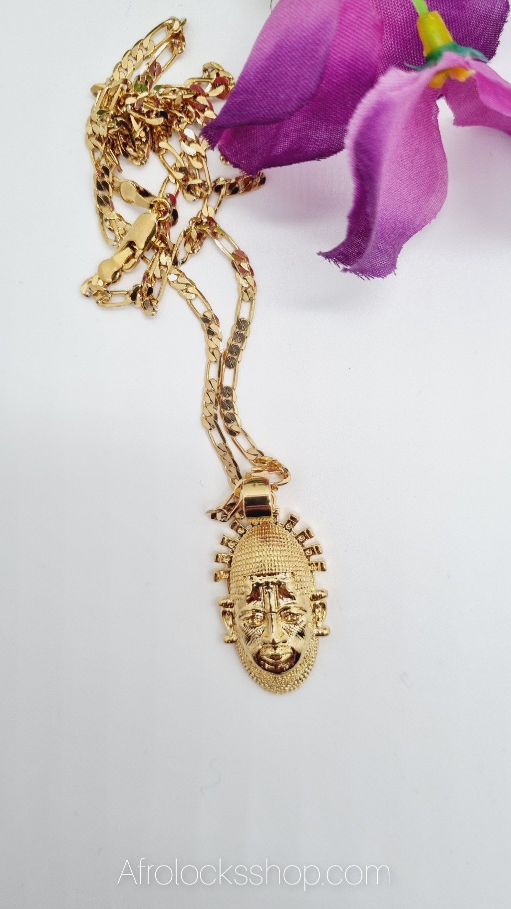 Bijou chaîne couleur or reine africaine Idia-SQ7551452
