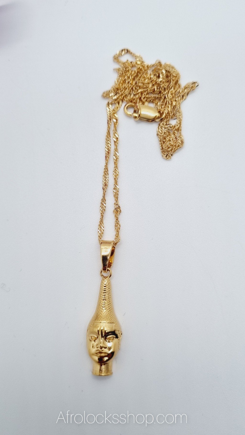 Bijou chaîne couleur or reine africaine Idia-SQ7551452