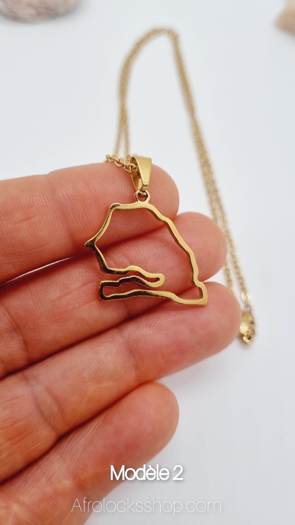 Chaîne Sénégal plaqué or 4 modèles-SQ6051528