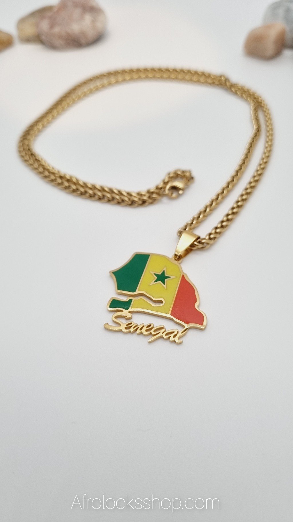 Chaîne Sénégal plaqué or 4 modèles-SQ6051528