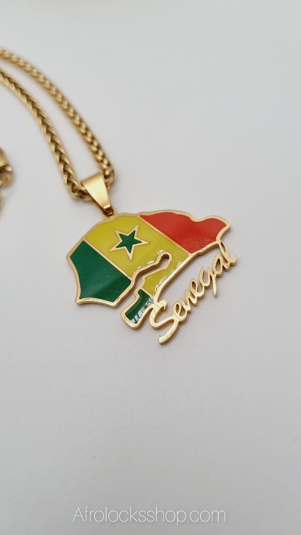 Chaîne Sénégal plaqué or 4 modèles-SQ6051528