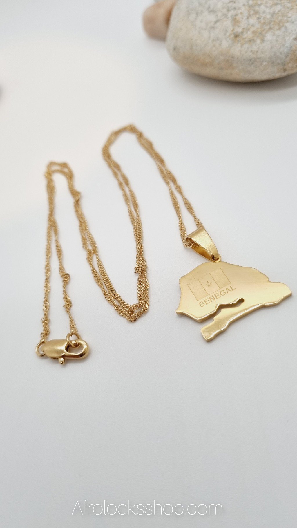 Chaîne Sénégal plaqué or 4 modèles-SQ6051528
