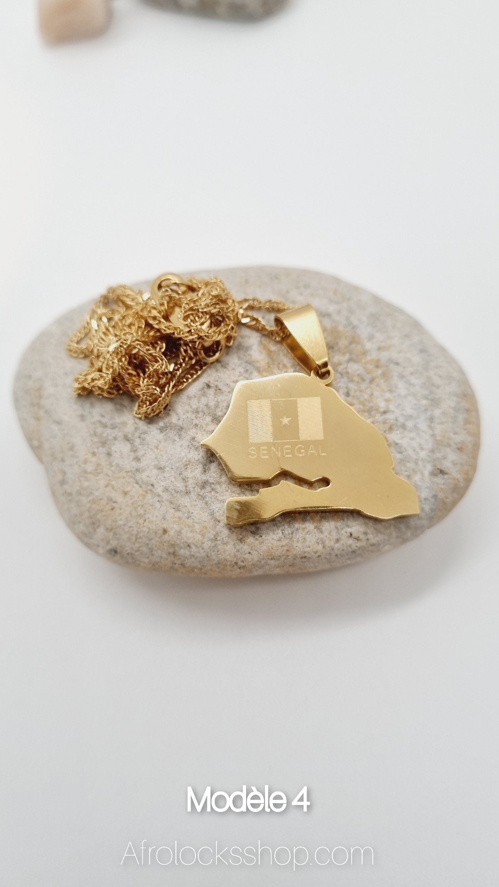 Chaîne Sénégal plaqué or 4 modèles-SQ6051528