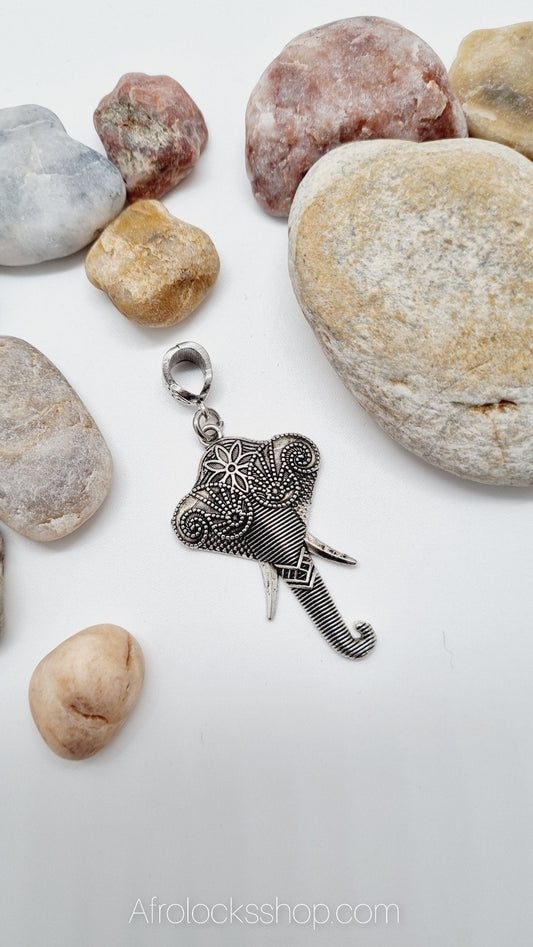 Bijou éléphant microlocks dreadlocks tresses