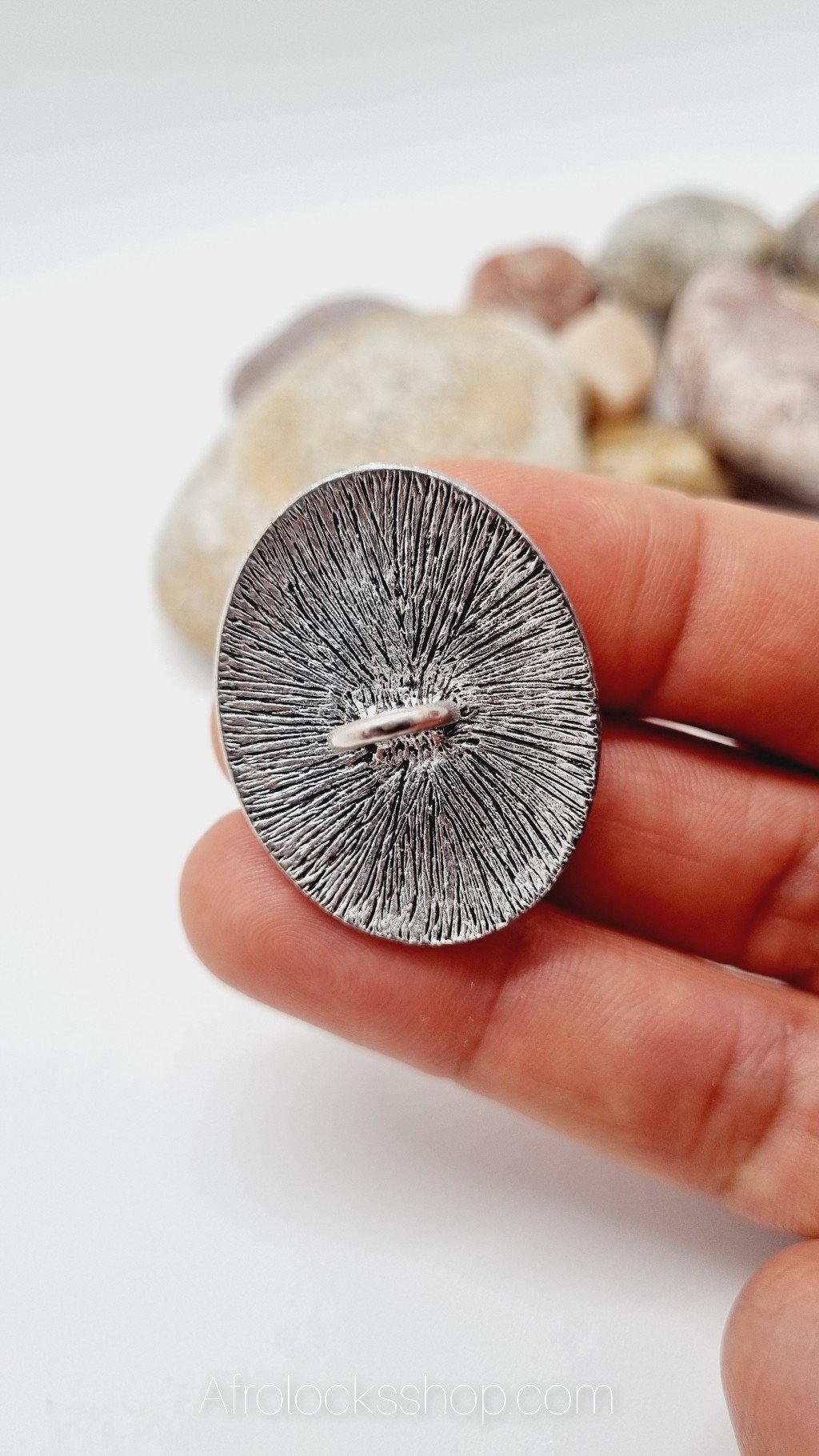 Médaillon pour petites locks et tresses