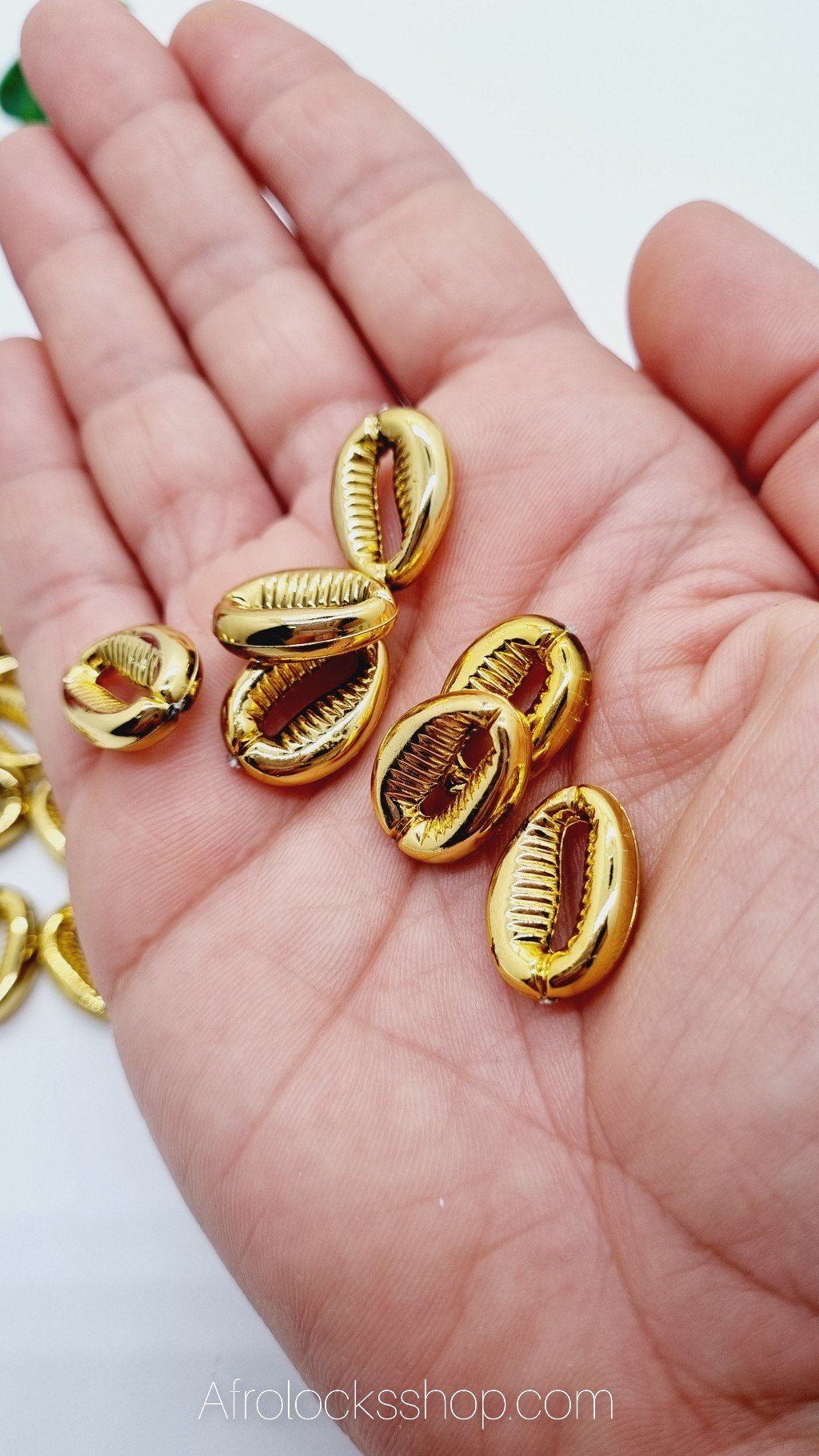 Coquillages cauris fantaisie couleur or ou argent-SQ5082523