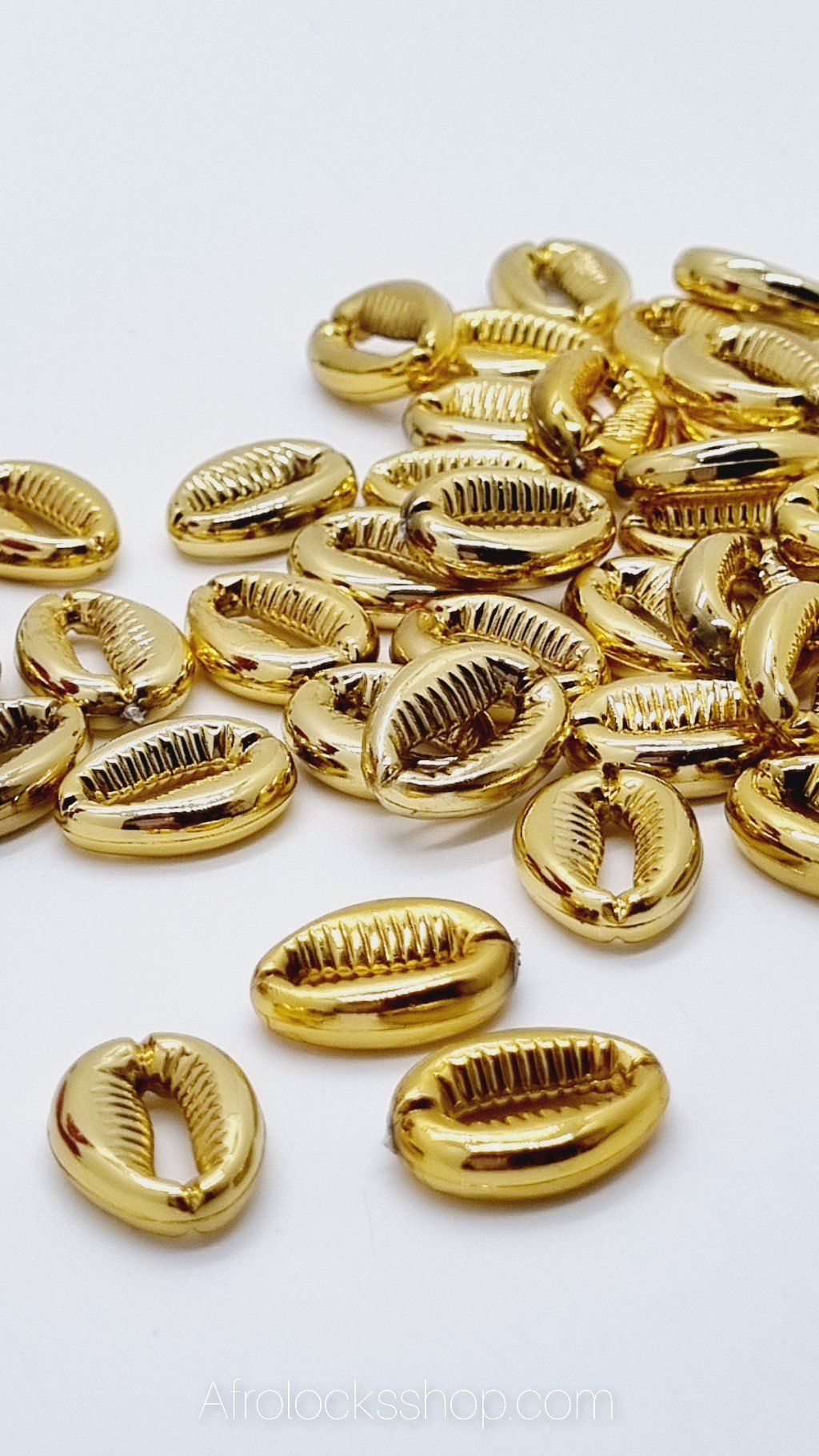 Coquillages cauris fantaisie couleur or ou argent-SQ5082523