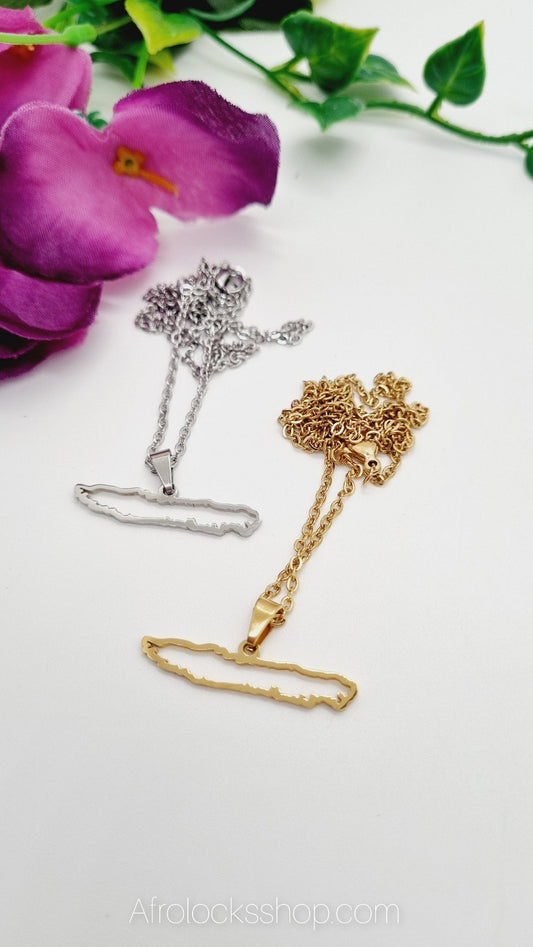 Chaîne pendentif Nouvelle Calédonie plaqué or-SQ6231978