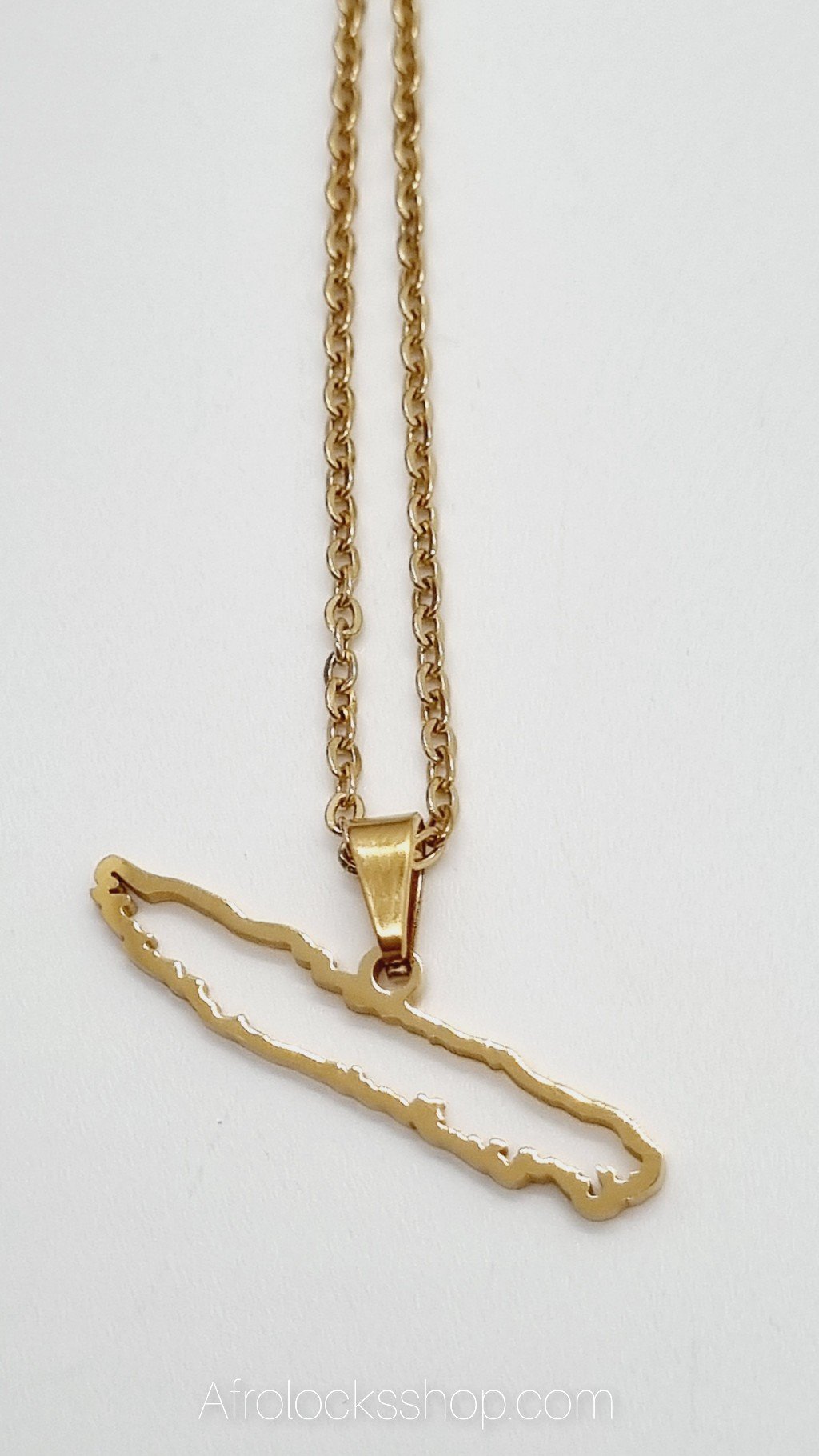 Chaîne pendentif Nouvelle Calédonie plaqué or-SQ6231978