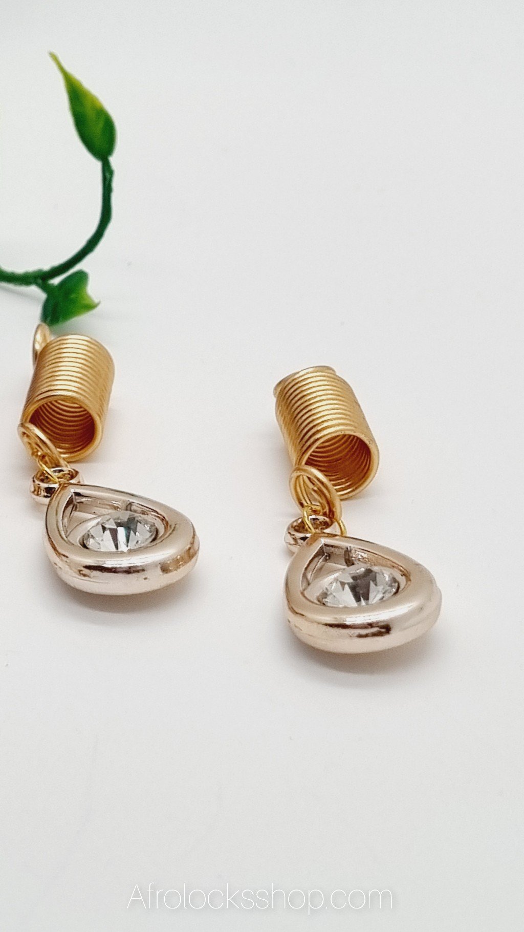 Lot de 3 bijoux pendants strass