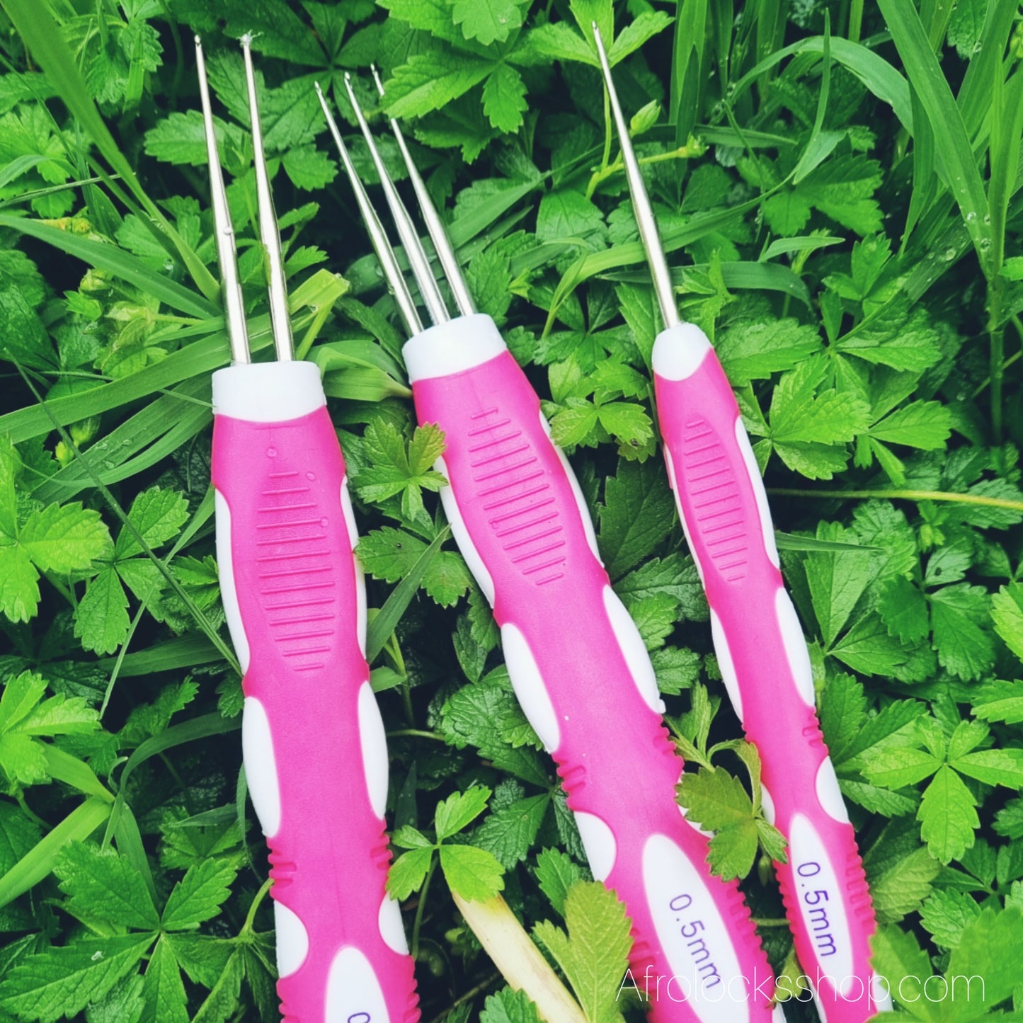 Set crochets pour locks – 0,50 mm (rose) ou 0,75 mm (multicolore), 1/2/3 pointes 🧶