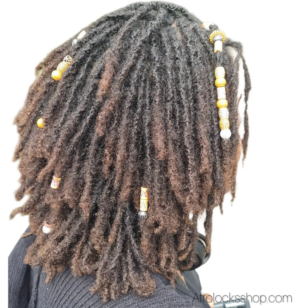 Lot-50-perles-mix-imitation-bois-01 - Afro Locks Shop