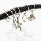 Lot_50_bijoux_cheveux_locks_metal_theme_plage_2 - Afro Locks Shop