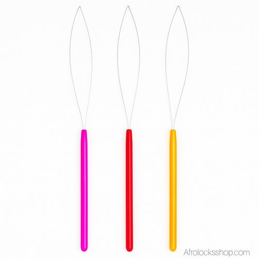 Passe-perles pour locks et tresses – Enfileur de perles 23 cm