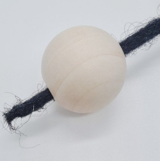 Perle en bois géante hippie dreads