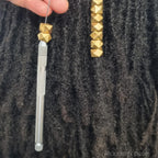 Perles-octogonales-or-vieilli-30g-02 - Afro Locks Shop