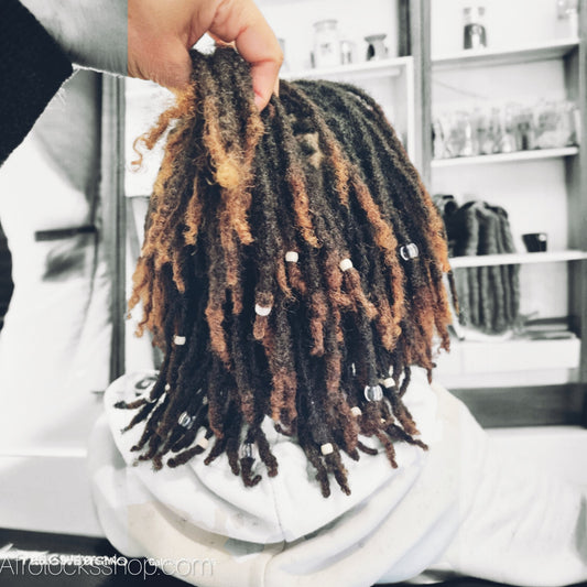 Perles transparentes pour locks – 2 tailles au choix (lot de 50 à 150 perles)