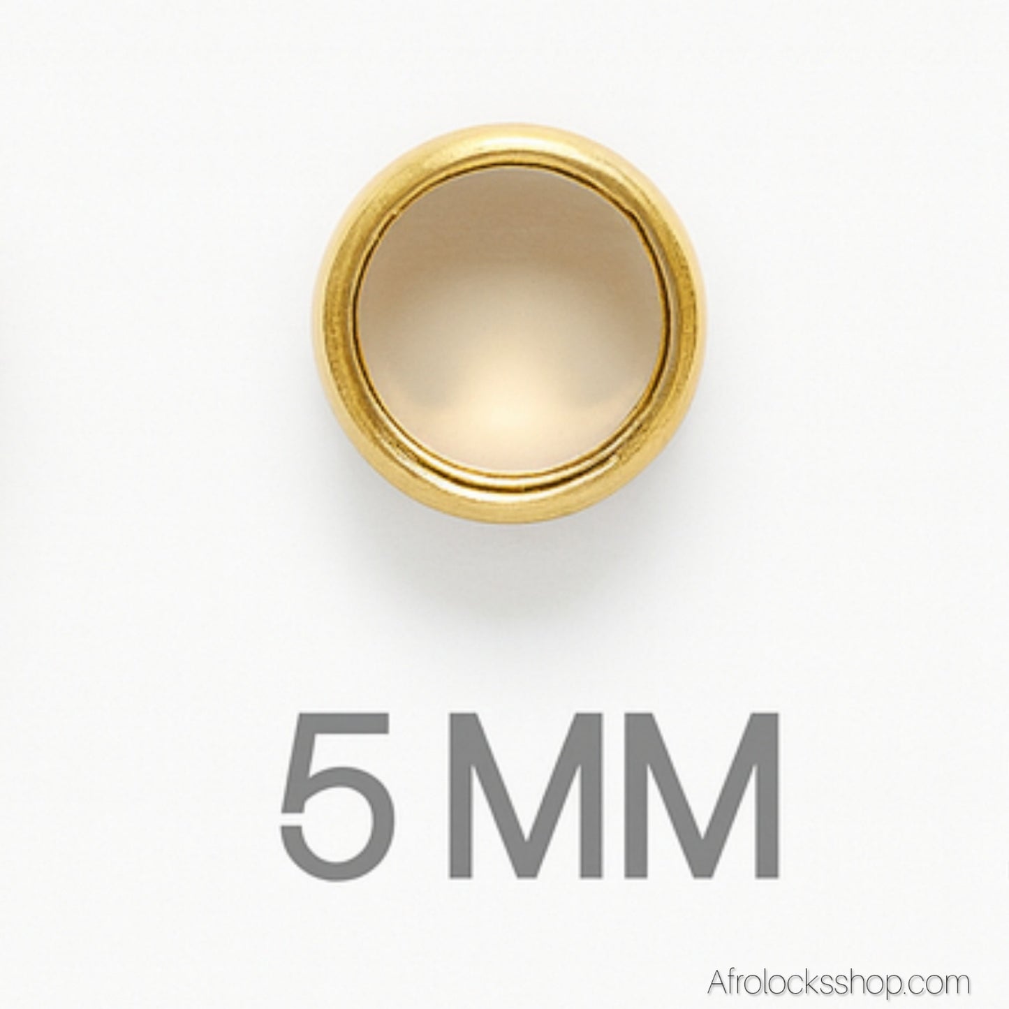 Anneaux premium pour microlocks & Sisterlocks (20 pcs) – inox & dorure épaisse ✨