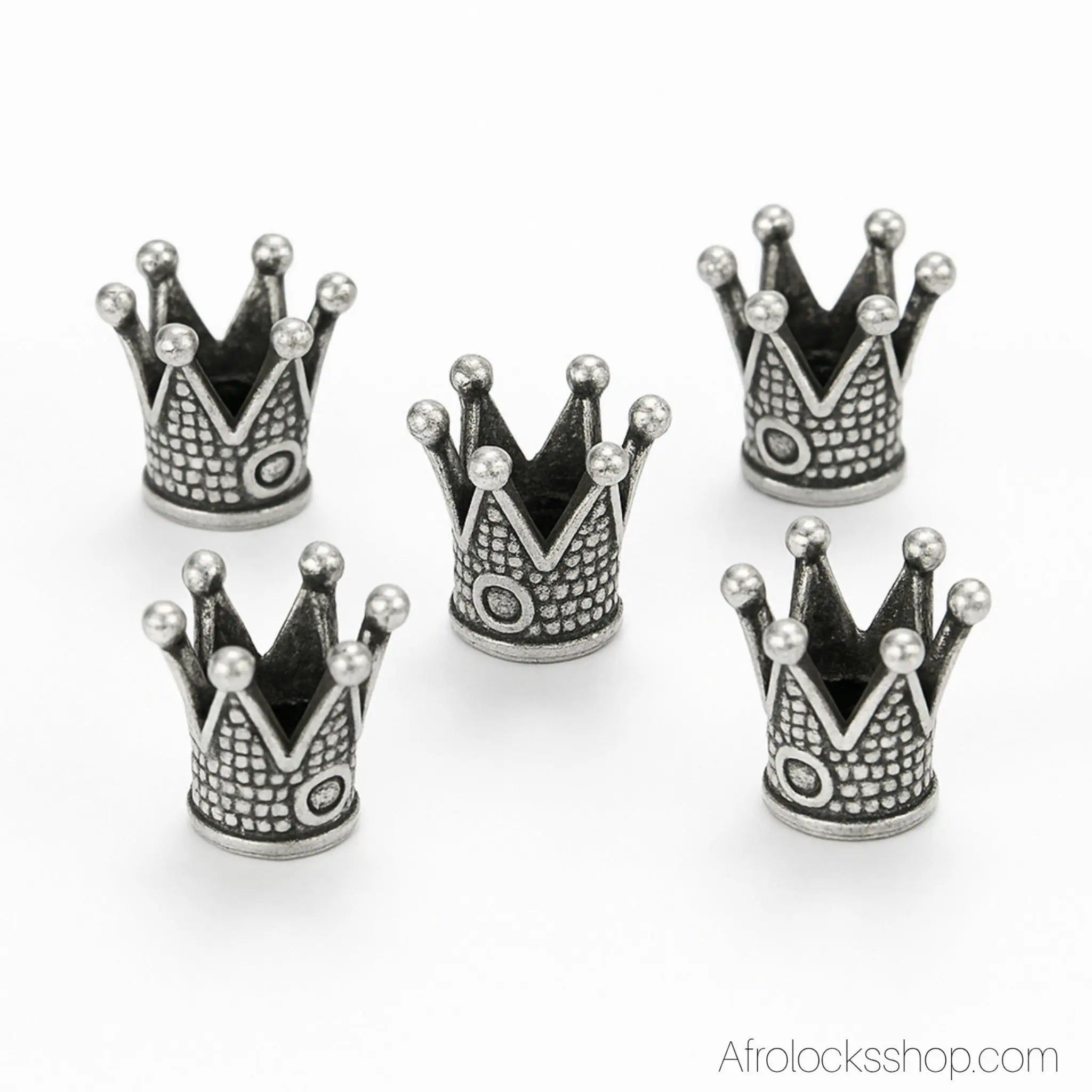 Perles_couronnes_dore_argente_microlocks_1 - Afro Locks Shop