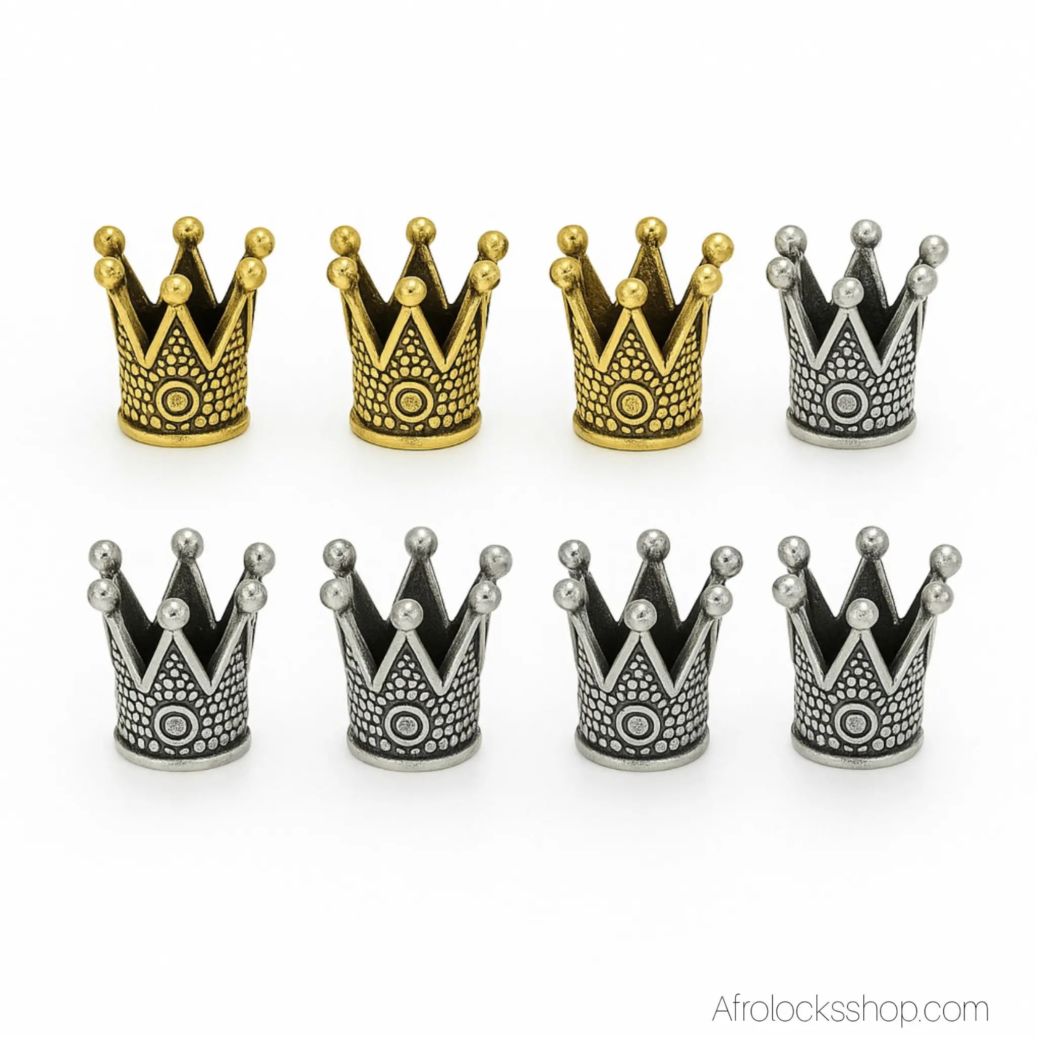Perles_couronnes_dore_argente_microlocks_4 - Afro Locks Shop