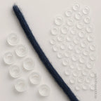 Perles_rondes_transparentes_cheveux_microlocks_3 - Afro Locks Shop