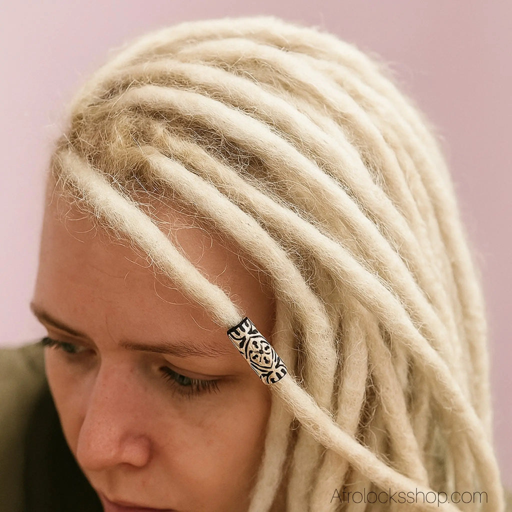 Perles_tubes_tonneau_noir_et_blanc_locks_6_mm_1 - Afro Locks Shop