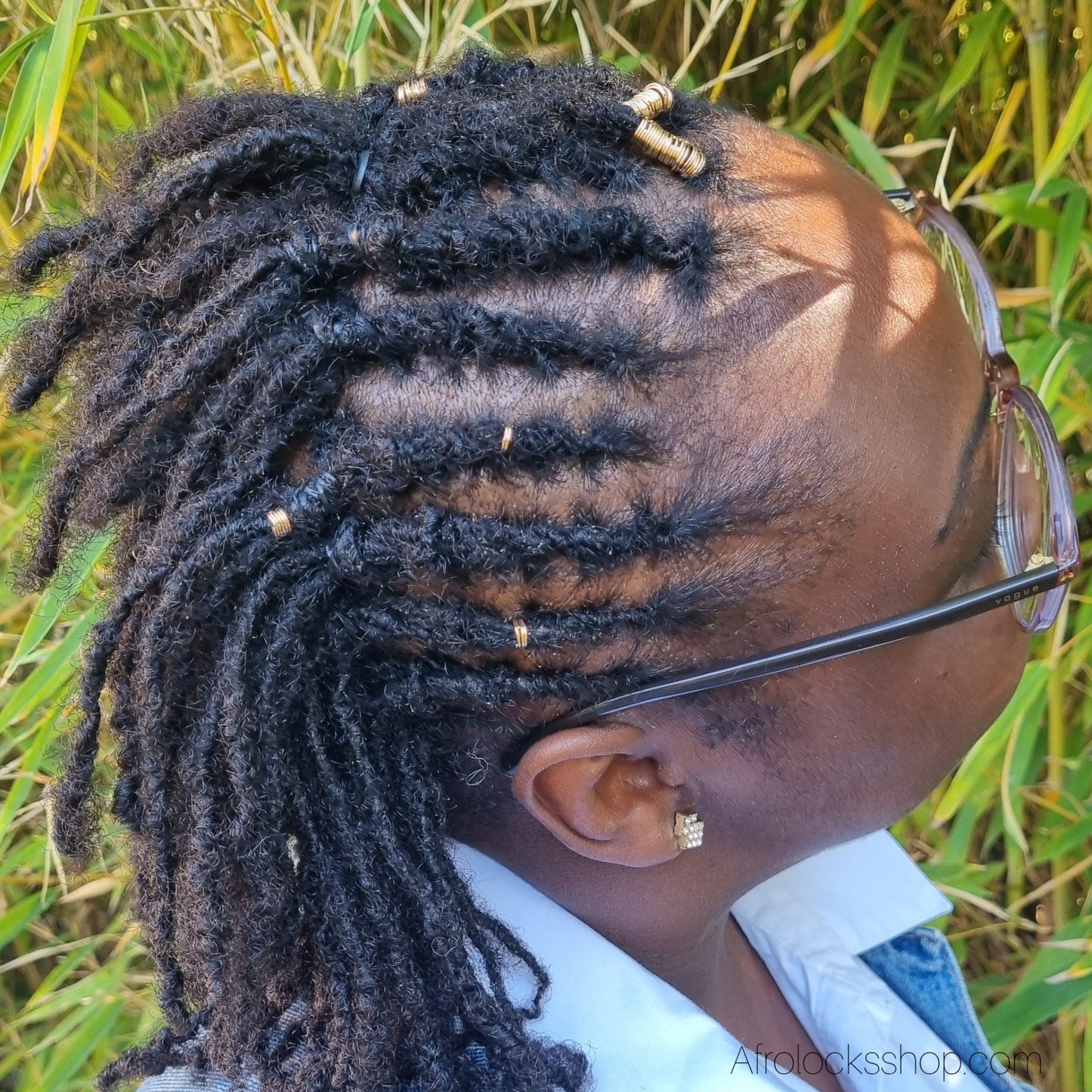 Anneaux de décoration dorés & argentés pour locks – Lot de 200 (6 mm)