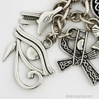 Porte_cles_egyptien_croix_ankh_nefertiti_horus_1 - Afro Locks Shop