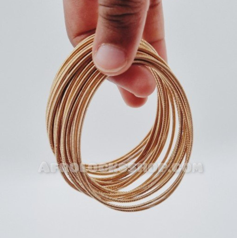 Lot de 20 bracelets cordes de guitare bangles très fins en acier inoxydable pour main et pied