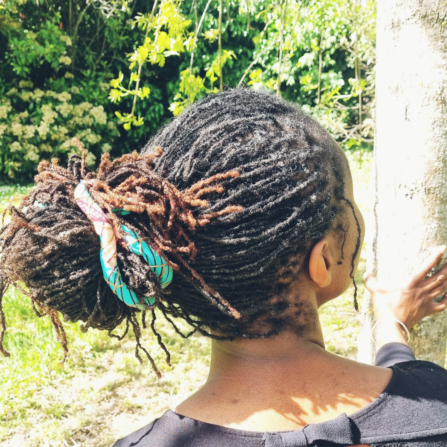 Spirale wax faite main en France – attache réglable pour locks et cheveux volumineux