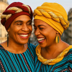 Turban_torsade_africain_pret_a_porter_boho_chic - Afro Locks Shop