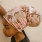 Turbancamouflagesnoodgrisvertrosemarron1 - Afro Locks Shop