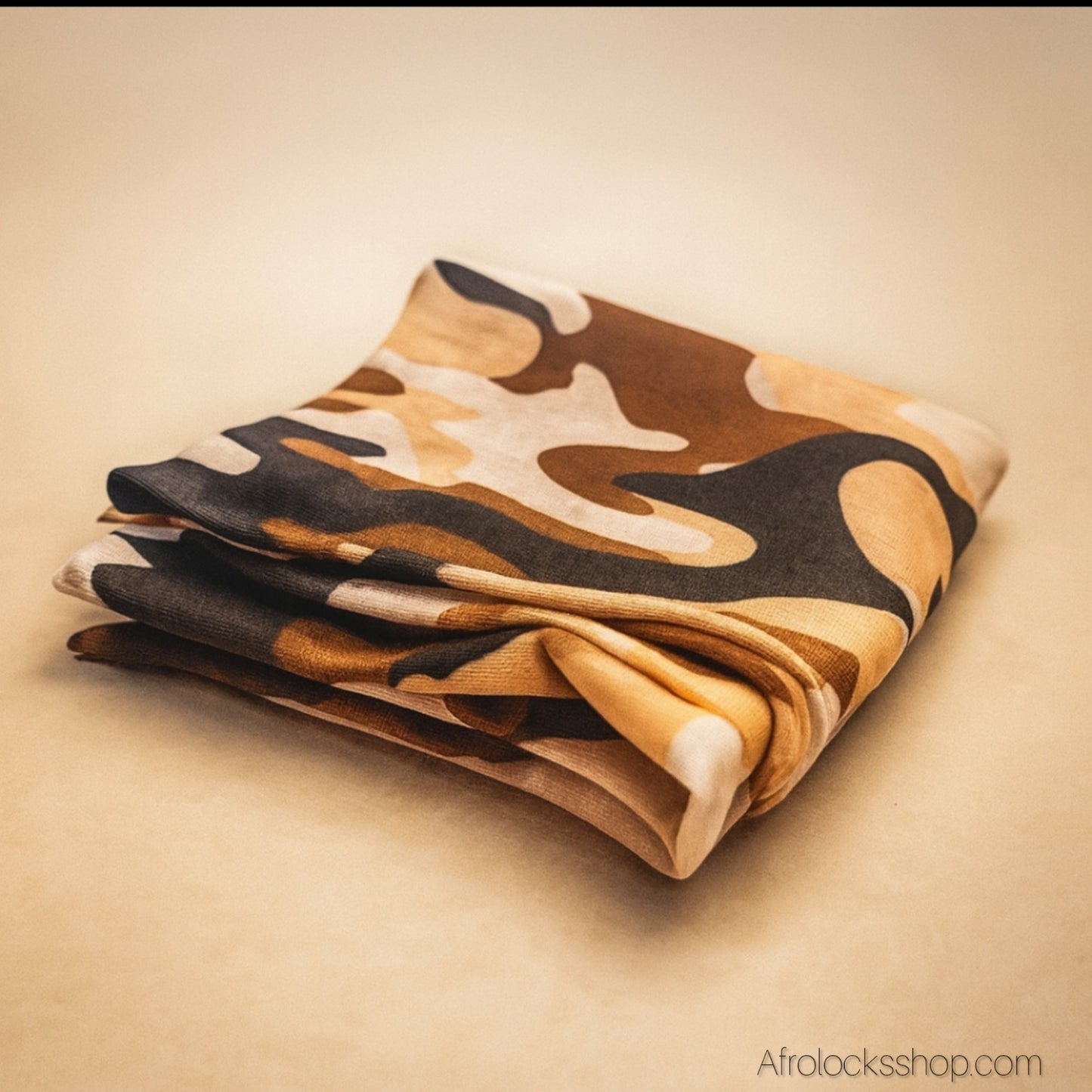 Turban tube camouflage – respirant & multiposition (25×50 cm) – séchage rapide