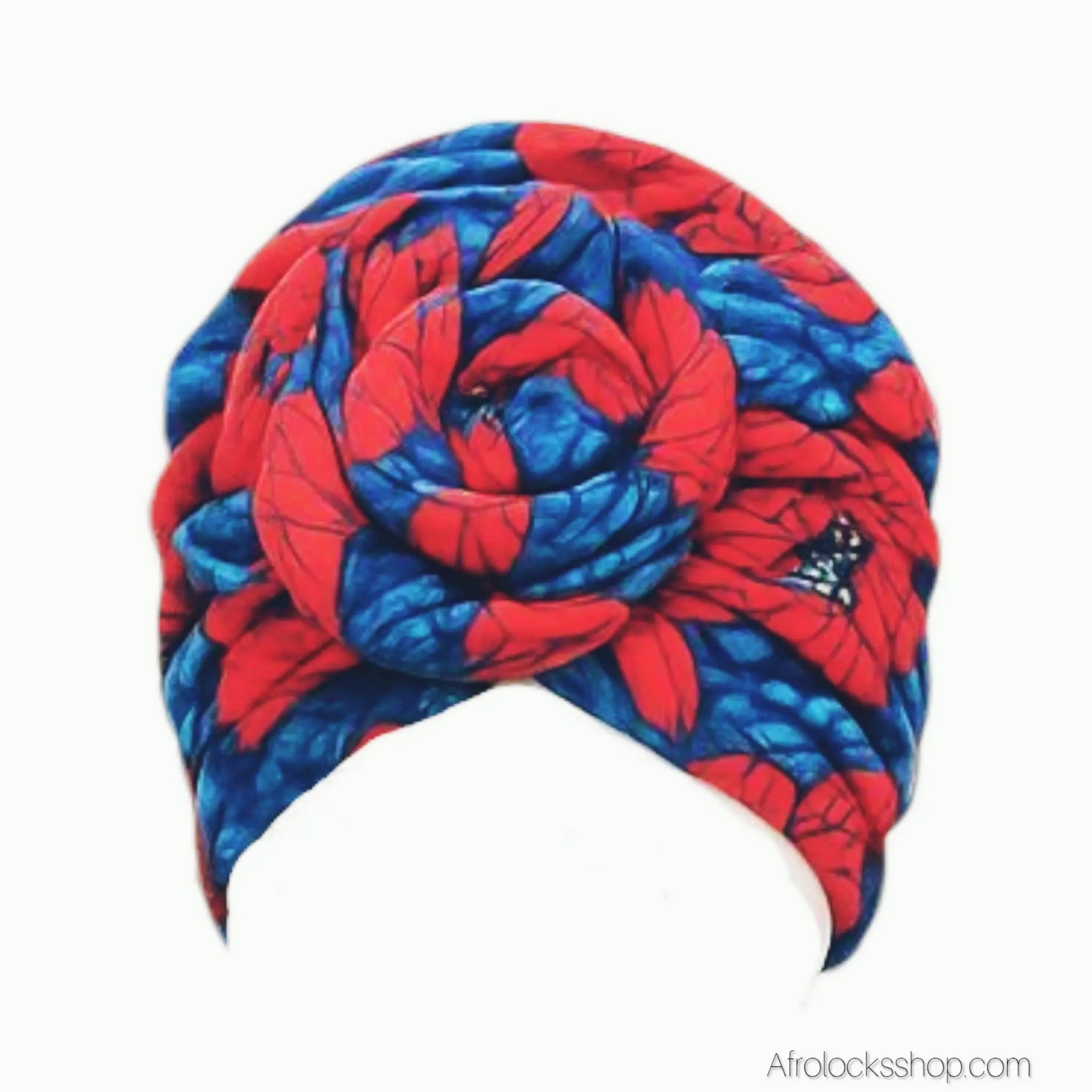 Turbanpreattachefleurspirale2 - Afro Locks Shop