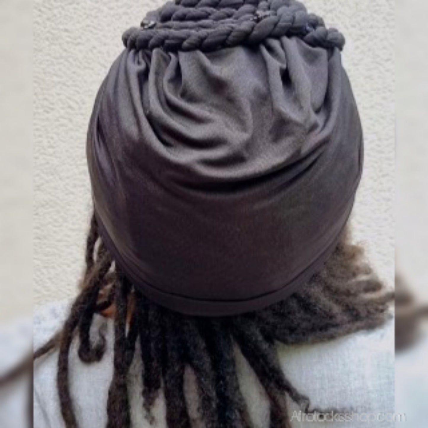 Turban torsadé à strass – Noir ou Rouge