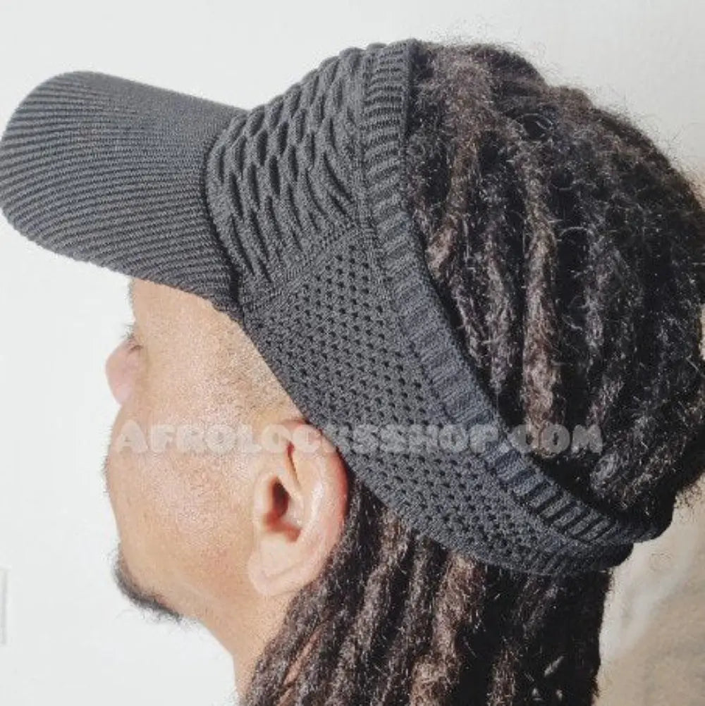 Visiere_unisexe_en_coton_polyester_bande_stretch_pour_locks_tresses_3_couleurs - Afro Locks Shop