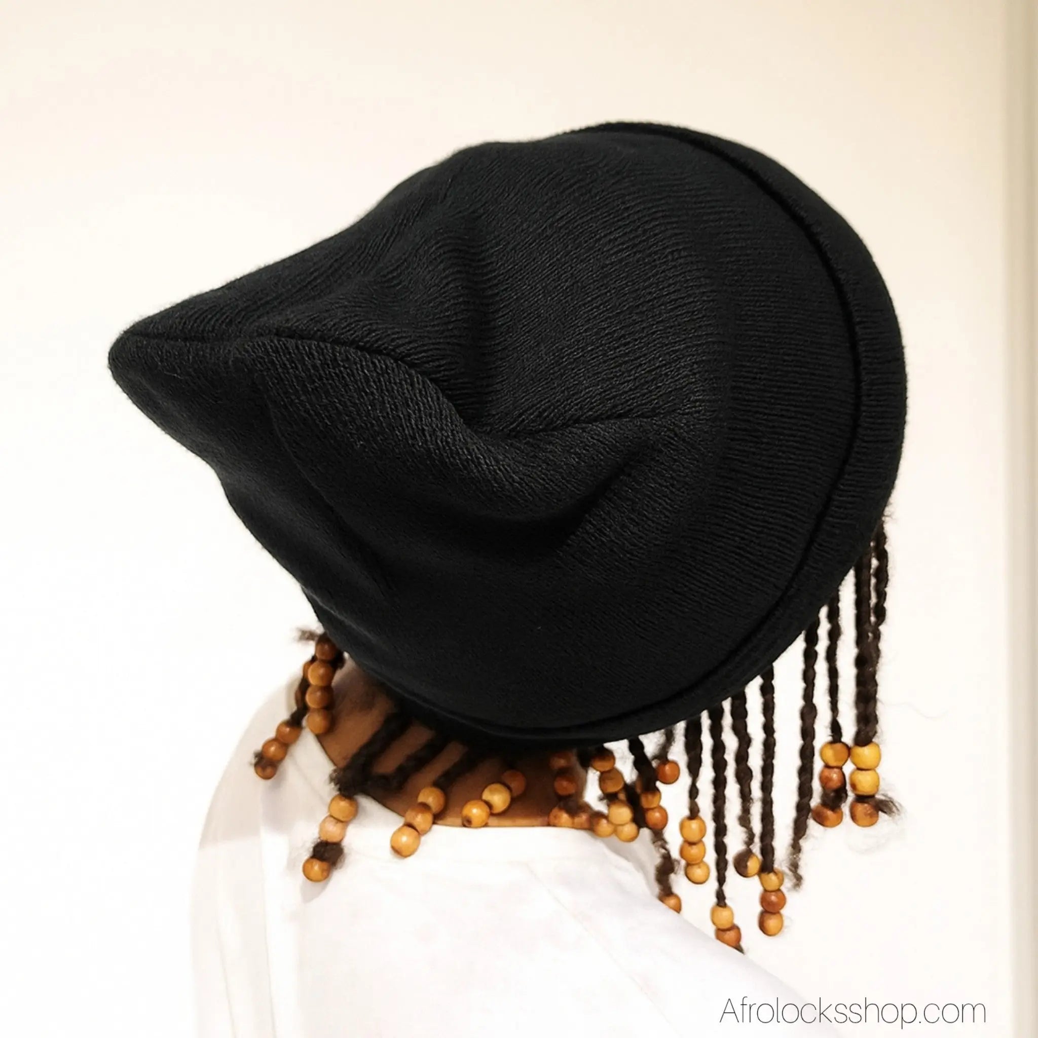 bonnet-hiver-doublure-satin-avec-revers - Afro Locks Shop