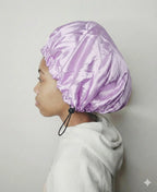 bonnet-satin-reversible-ajustable-rose - Afro Locks Shop
