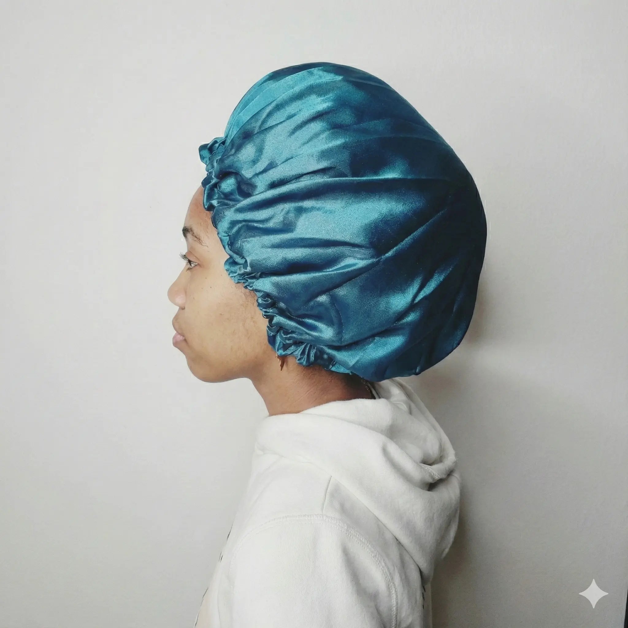 bonnet-satin-reversible-ajustable-vert - Afro Locks Shop
