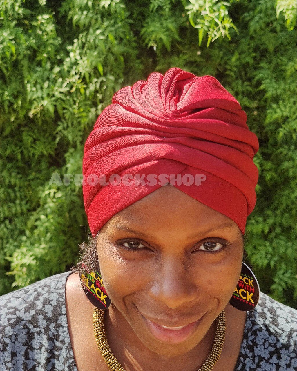 Bonnet plissé rétro pin up-SQ8041110