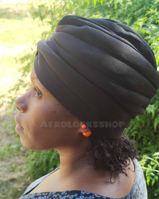 Bonnet plissé rétro pin up-SQ8041110