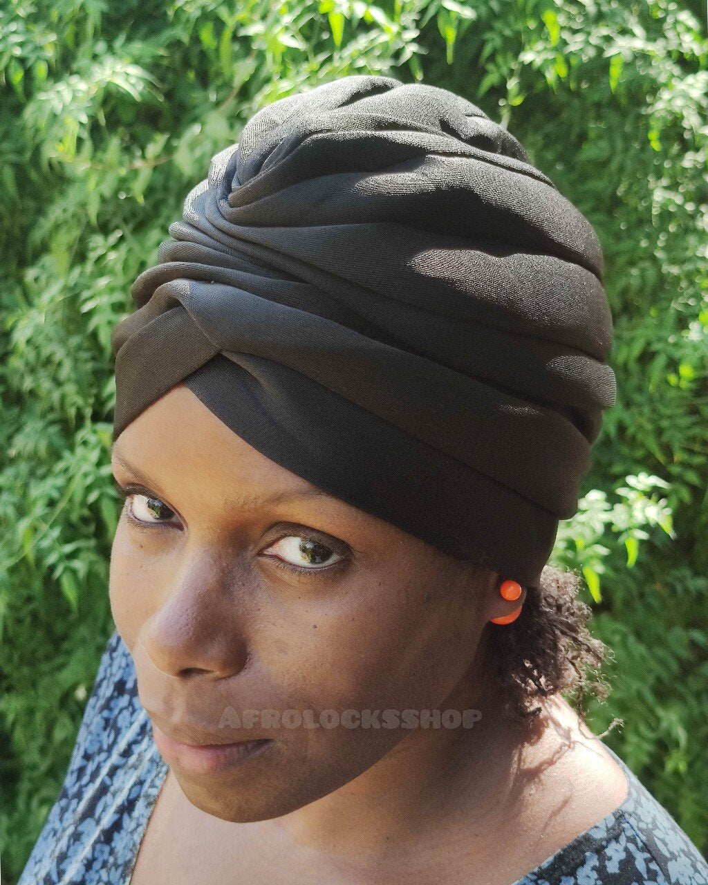 Bonnet plissé rétro pin up-SQ8041110