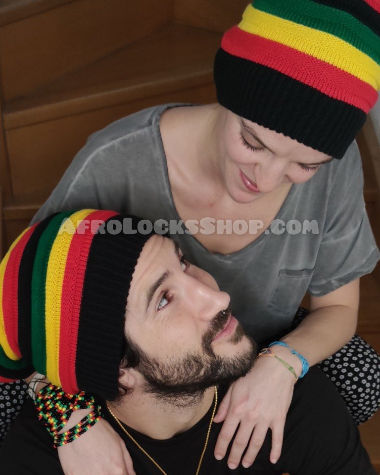 Bonnet rasta jamaïque couleurs reggae