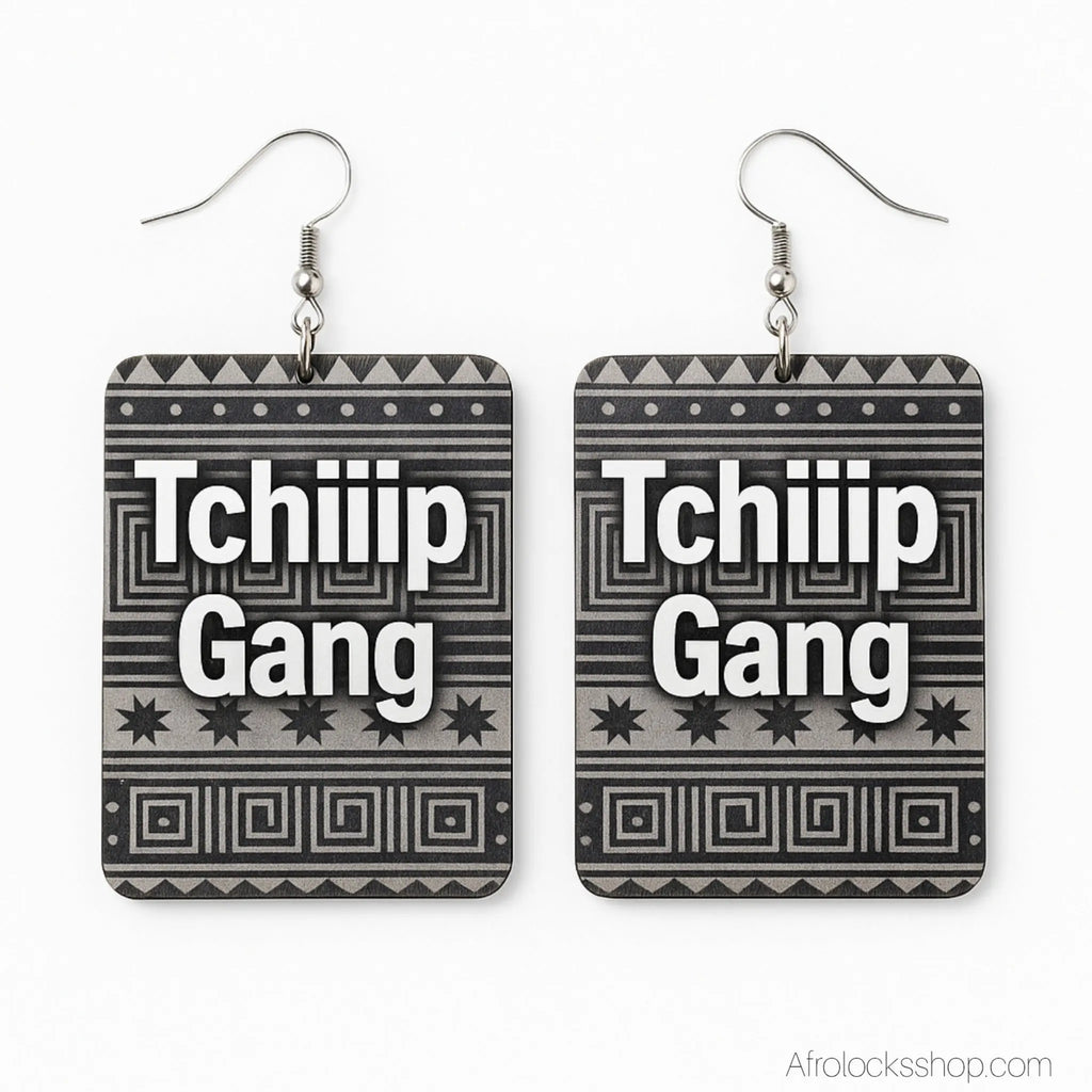 boucles-d-oreilles-rectangle-tchiper - Afro Locks Shop