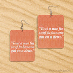 boucles-oreilles-proverbe-africain-tout-a-une-fin - Afro Locks Shop