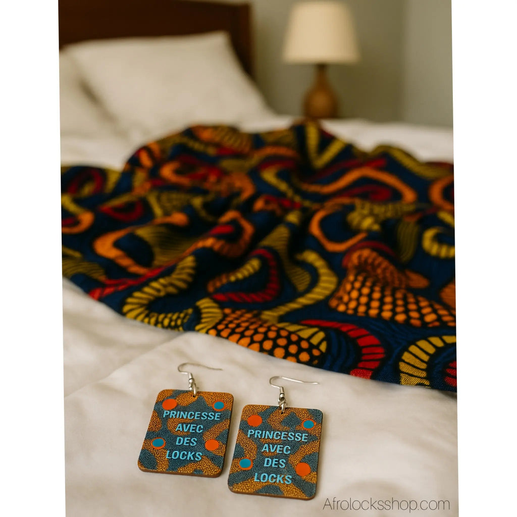 boucles-rectangle-wax-princesse-avec-locks - Afro Locks Shop
