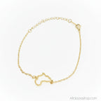 bracelet-cheville-afrique-acier-inoxydable - Afro Locks Shop
