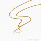 chaine-pendentif-burkina-faso-or - Afro Locks Shop