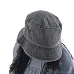 chapeau-grande-taille-cheveux-volumineux - Afro Locks Shop