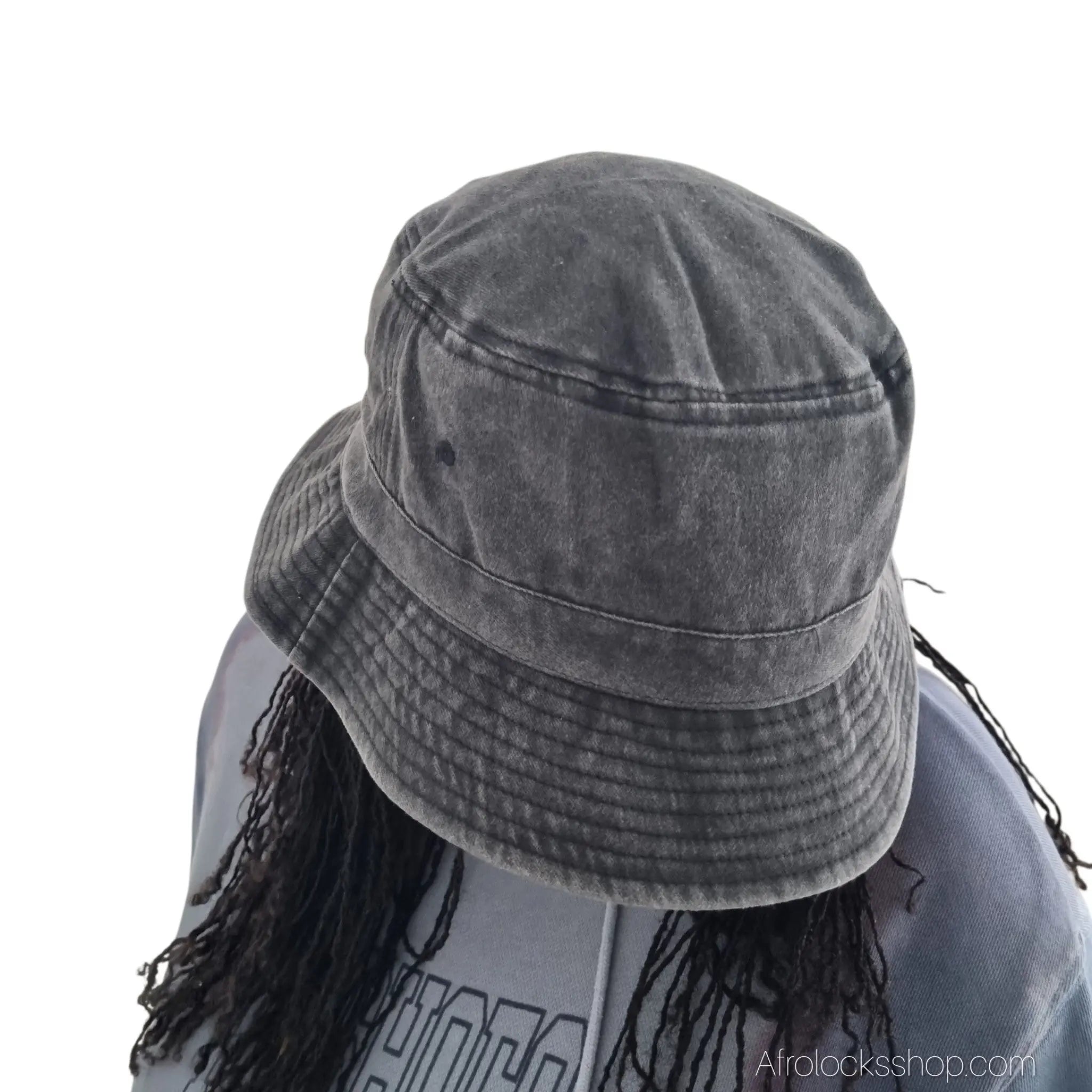 chapeau-grande-taille-cheveux-volumineux - Afro Locks Shop